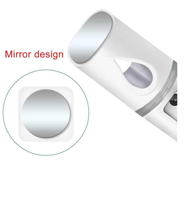 Nano Facial Mister Portable Mist Sprayer with Mini Mirror