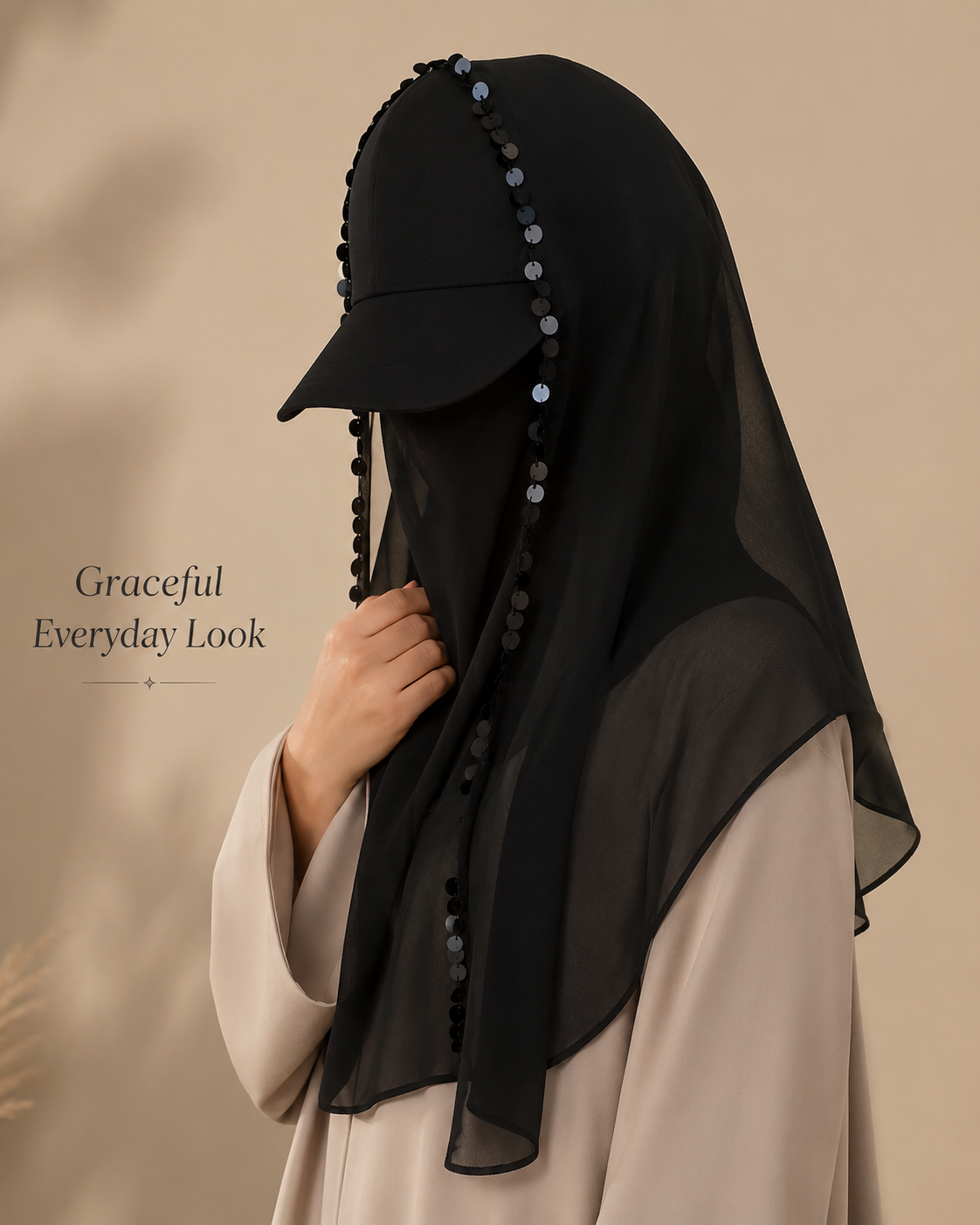 ๐ง Elegant Girl Veil Cap