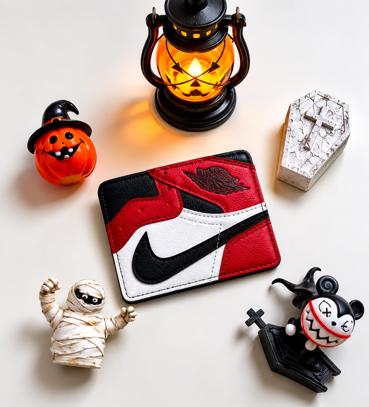🔥 Premium Air Jordan Inspired Leather Card Holder Wallet