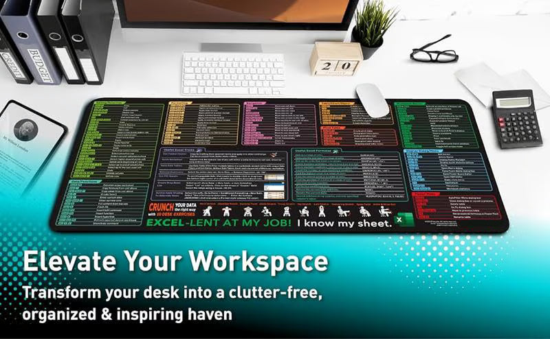 Shortcuts Mouse Pad for Excel Windows