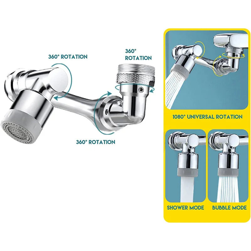 🥈 AquaFlex 1080° Faucet Extender
