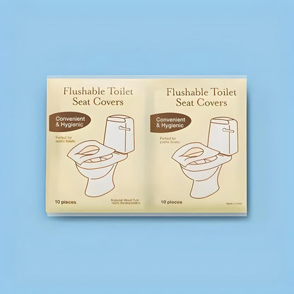 🚽 Flushable Travel Toilet Seat Cove