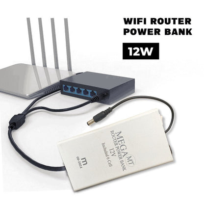 WiFi Router Power Bank (8–10Hrs Backup)
