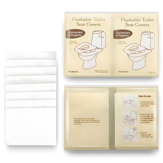 Flushable Travel Toilet Seat Cover