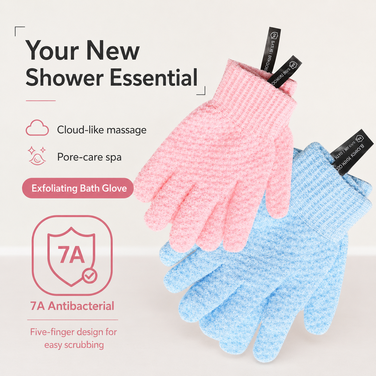 PureScrub Exfoliating Bath Glove ⭐