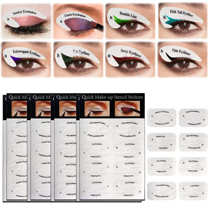Eyeliner Stencil Stickers