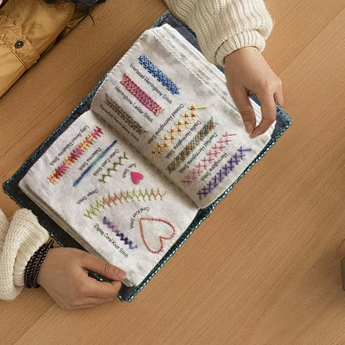 Embroidery Book with 143 different stitches