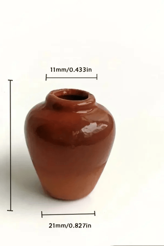 Cute Plant Ceramic Vase Fridge Magnets