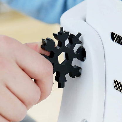 ❄️ Multifunctional Snowflake Keychain Tool