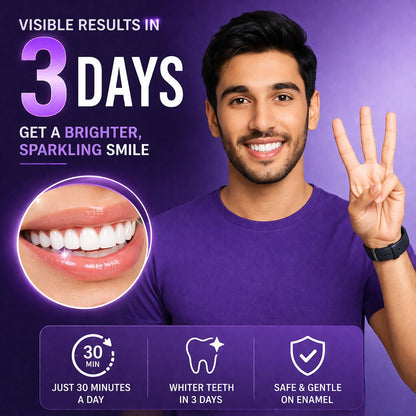Purple Instant Teeth Whitening Strips✨