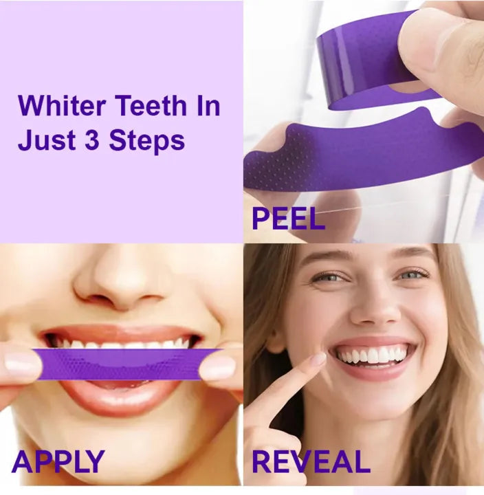 Purple Instant Teeth Whitening Strips