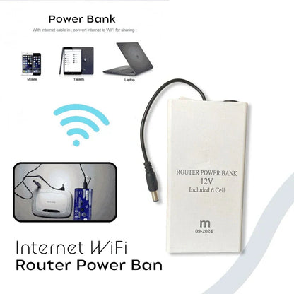 WiFi Router Power Bank (8–10Hrs Backup)