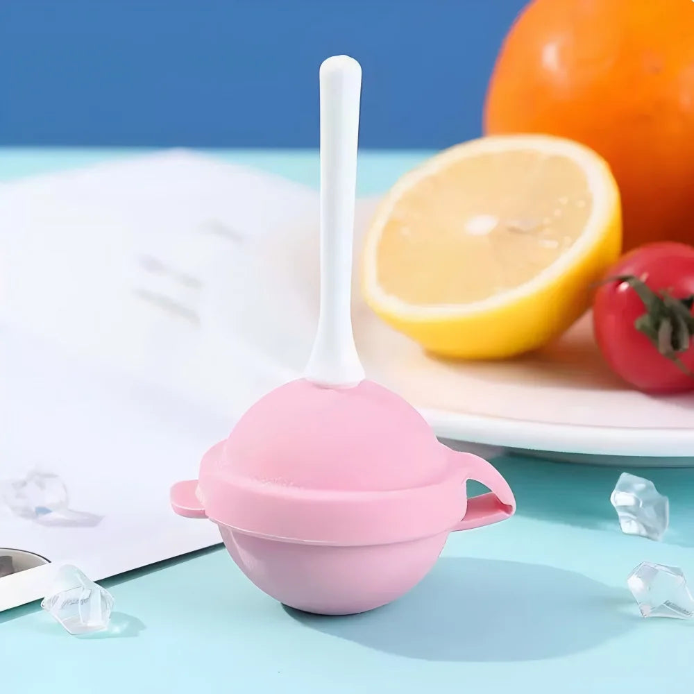 🍦✨ Lollipop Ice Cream Mold – Reusable Popsicle Maker with Sticks 🍓❄️