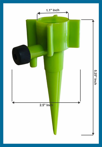 Self-watering drip irrigation spikes kit for indoor and outdoor plants