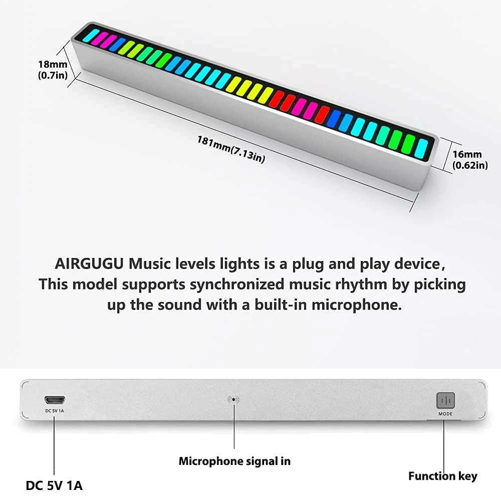 Rgb Sound Control Led Strip Light