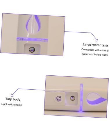 Nano Facial Mister Portable Mist Sprayer with Mini Mirror