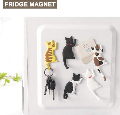 🐱🧲 Cat Design Adhesive Custom Fridge Magnet ✨