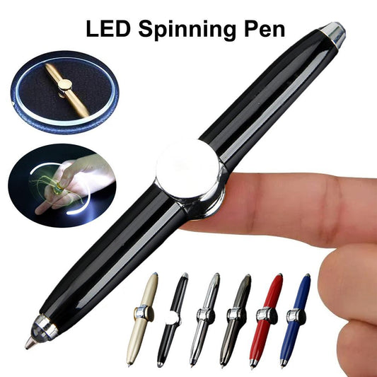 Fidget Spinner Pen with LED Light