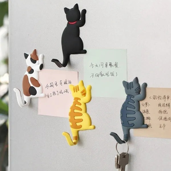 🐱🧲 Cat Design Adhesive Custom Fridge Magnet ✨
