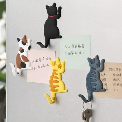 🐱🧲 Cat Design Adhesive Custom Fridge Magnet ✨
