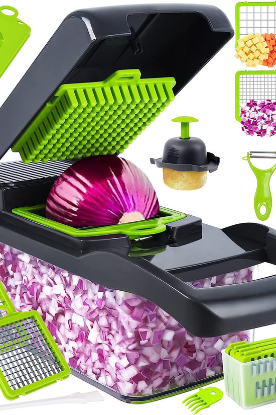Multifunctional Vegetable Slicer Cutter & Shredder with Basket