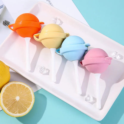 🍦✨ Lollipop Ice Cream Mold – Reusable Popsicle Maker with Sticks 🍓❄️
