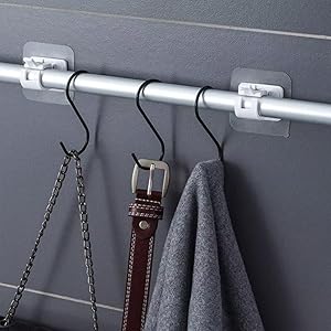 Self Adhesive Curtain Rod Holder