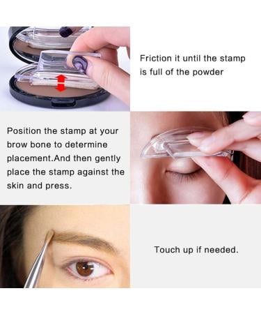 Waterproof Eye Brow Stamp Powder