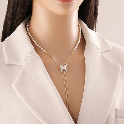 Flutter Charm Butterfly Necklace