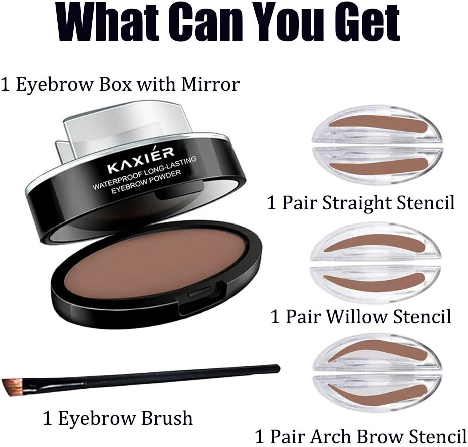 Waterproof Eye Brow Stamp Powder