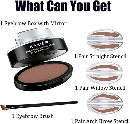 Waterproof Eye Brow Stamp Powder