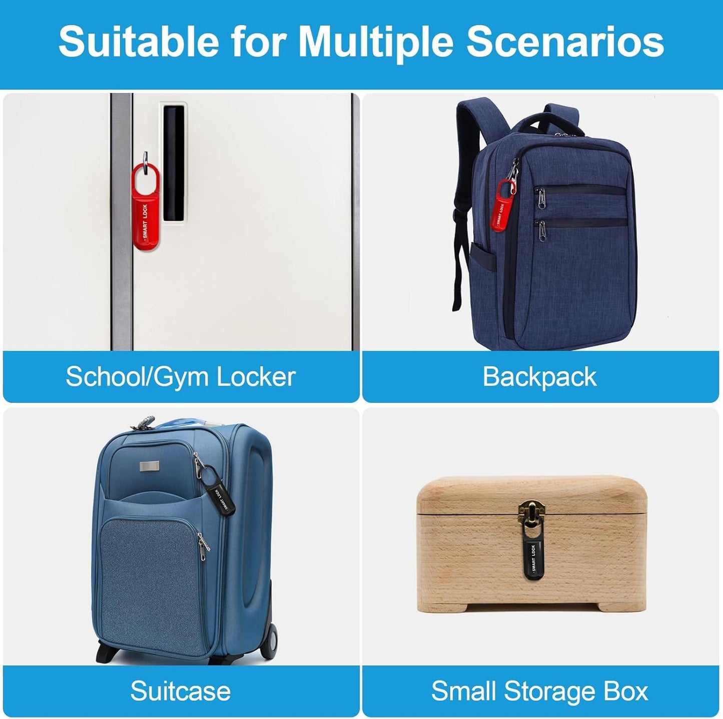 Touch Lock™ Mini Smart Fingerprint Padlock