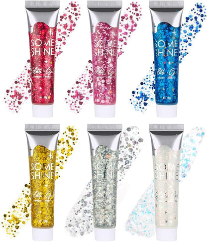 Galaxy Glow Glitter Gel