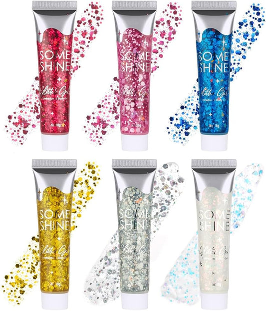 Galaxy Glow Glitter Gel