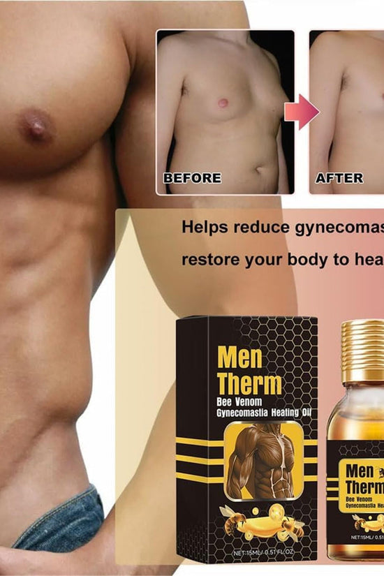 Men Therm Bee Venom Gynecomastia Heating Oil