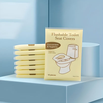 🚽 Flushable Travel Toilet Seat Cove