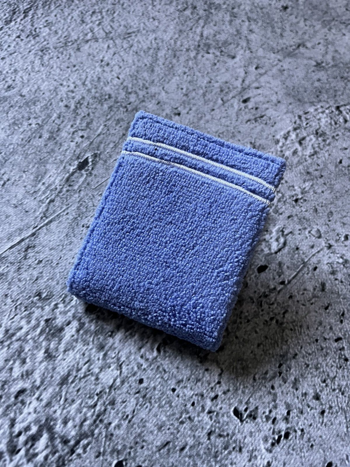 Blue Monster Tufted Wallet