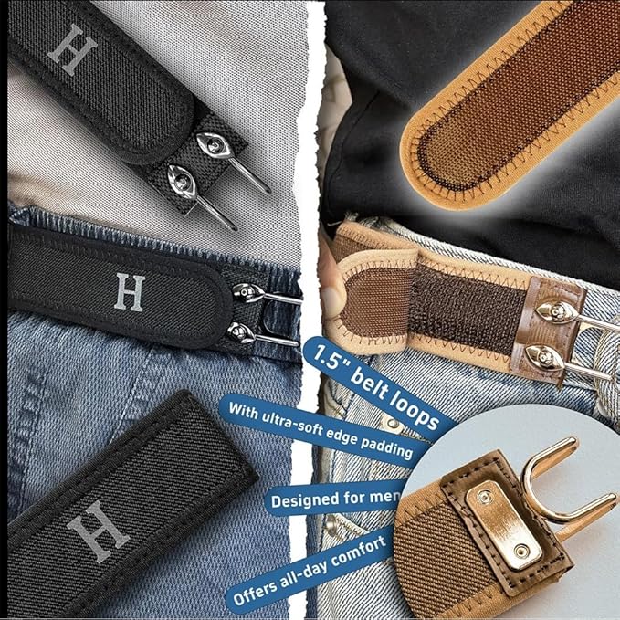 Unisex No-Buckle Belt
