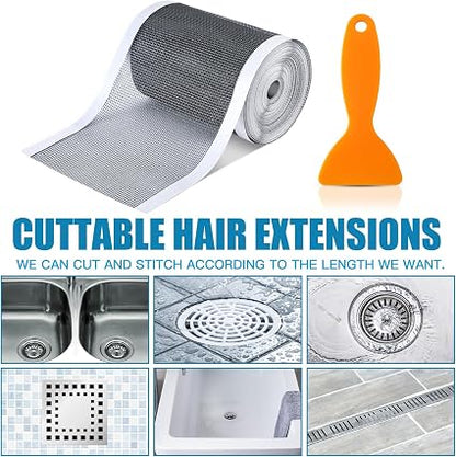 🧹 Drain Hair Catcher &amp; Filter Mesh Roll