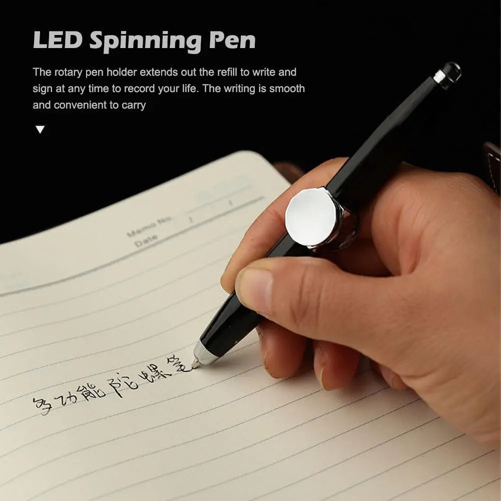 Fidget Spinner Pen with LED Light