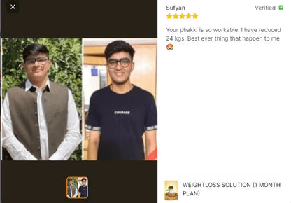 Dr Rubina Weightloss Solution buy 1 get 1 free (2 Month Plan)