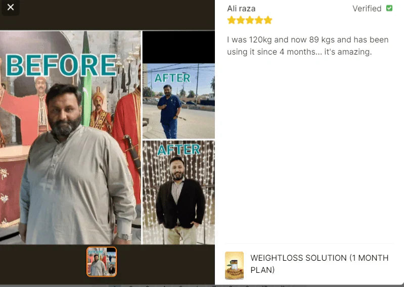 Dr Rubina Weightloss Solution buy 1 get 1 free (2 Month Plan)