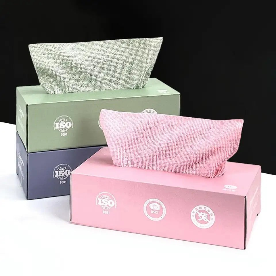 Premium Disposable Cleaning Cloth Box