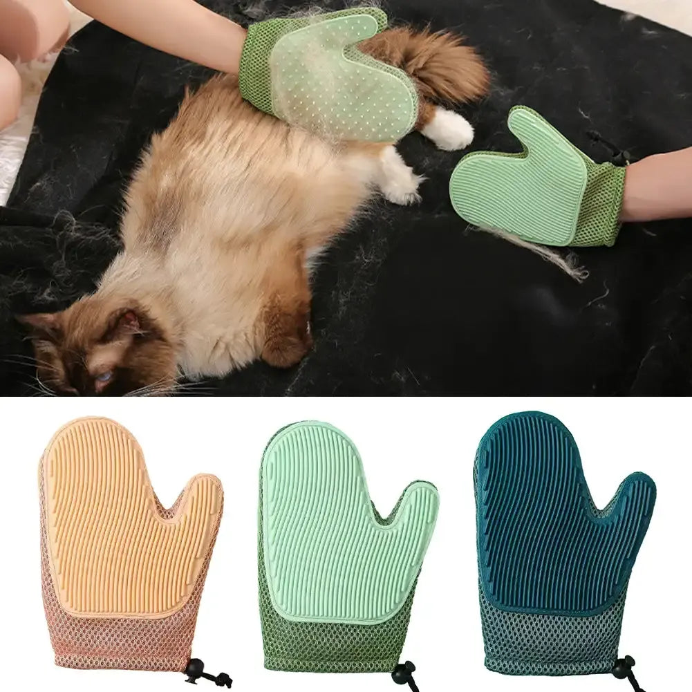 Pet Grooming Gloves ⭐