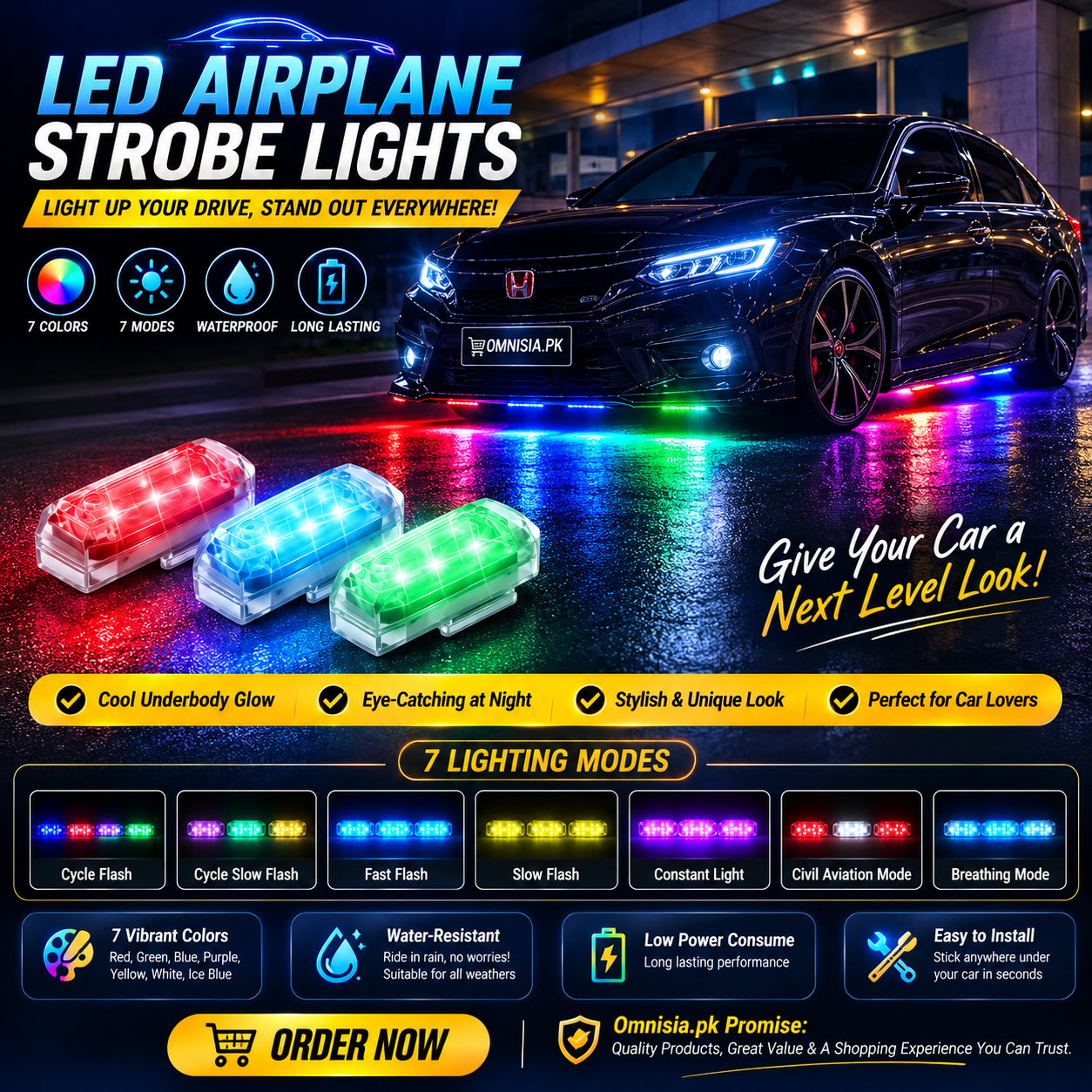 LED Strobe Lights 🌈