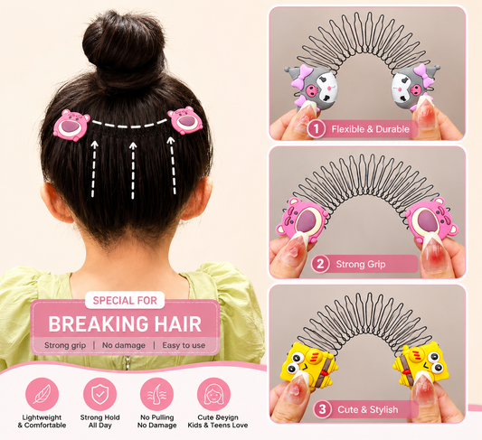 FlexHold Invisible Hair Clip – Comfortable All-Day Grip