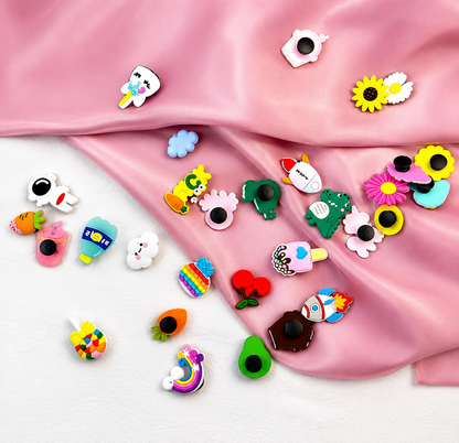 🌈 DIY Silicone Charm Set (6 PCS)