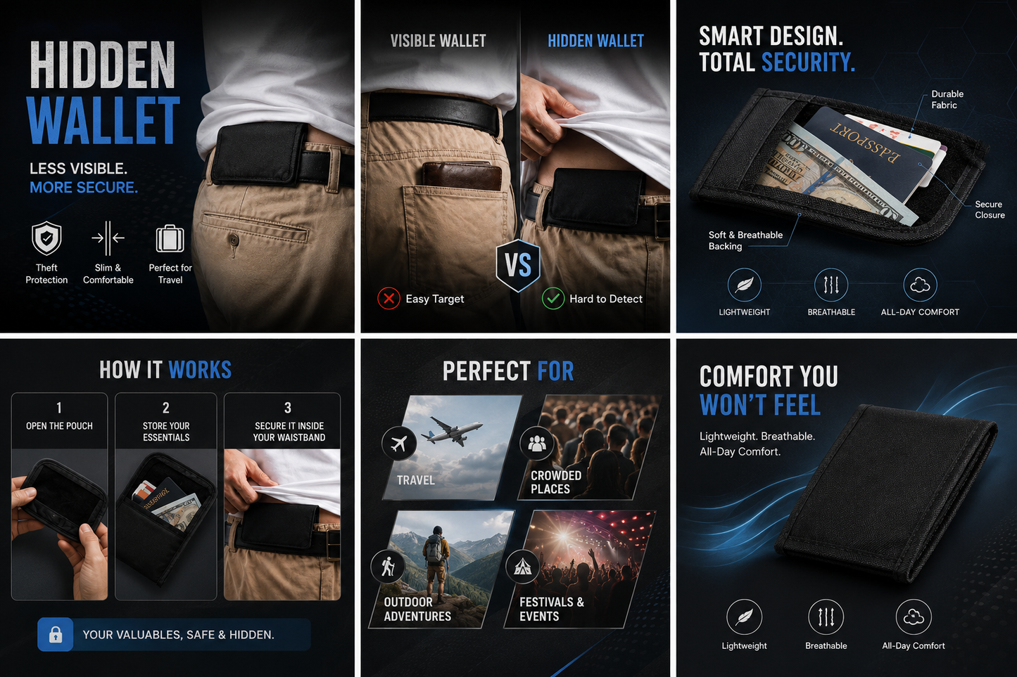 Hidden Wallet™ – Premium Comfort, Maximum Security ✅