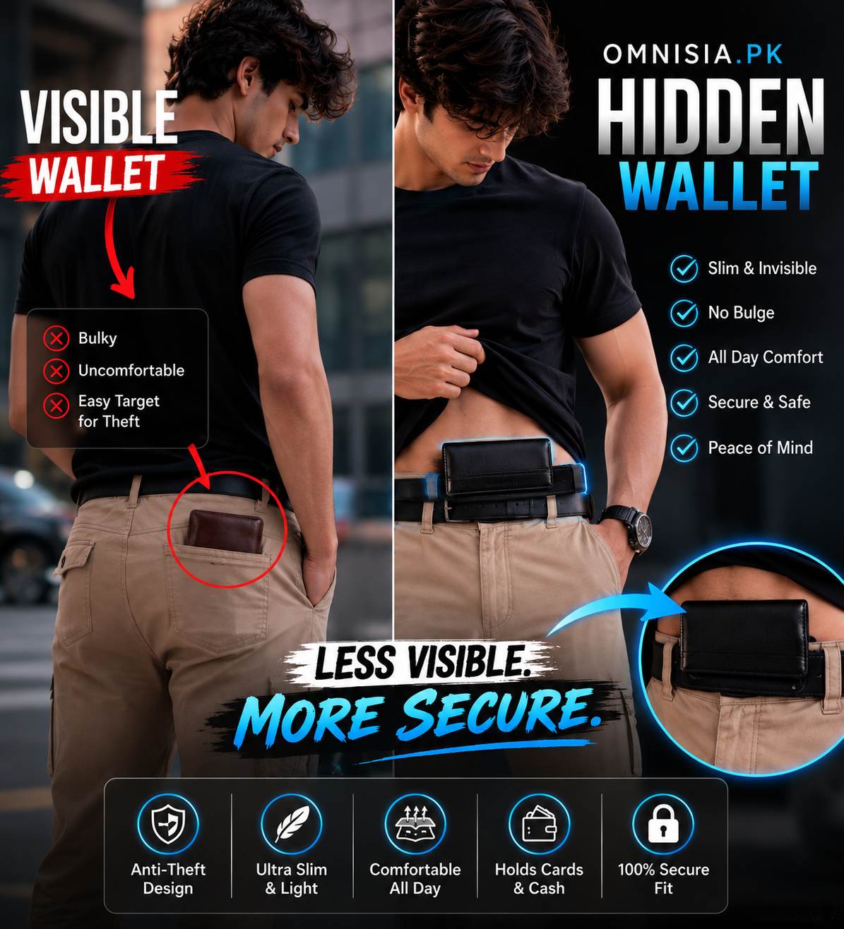 Hidden Wallet™ – Premium Comfort, Maximum Security ✅