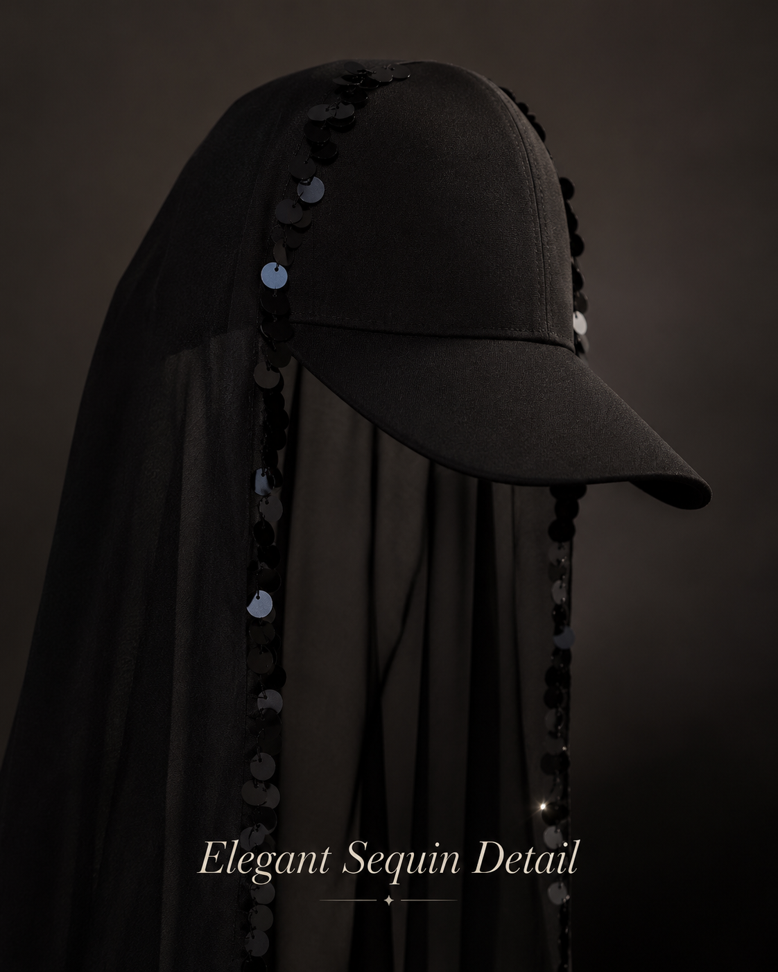 🧕 Elegant Girl Veil Cap